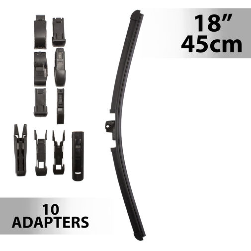 Carguard aero ablaktörlő - 45 cm, 10 féle adapterrel (55738N) - Image 2