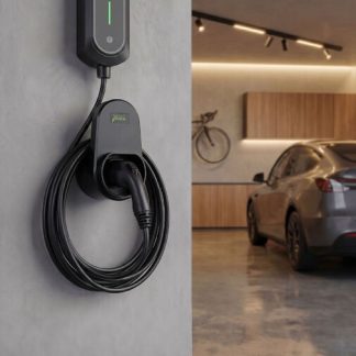 MNC Type2 elektromos autó töltőkábel tartó fali konzol (54935)