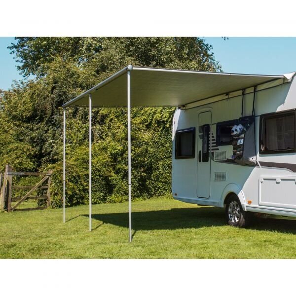 Thule Omnistor 1200 árnyékoló – 450 cm, fehér fedél, szürke vászon - Image 4